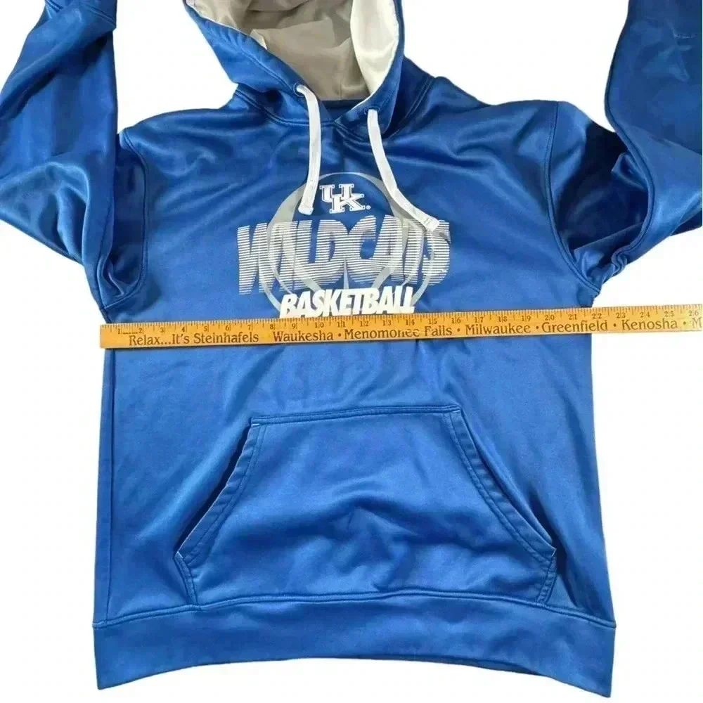 University Of Kentucky UK Hoodie Adult M 38/40 Blue Wildcat Basketball  Pullover